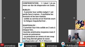 PARIS SPORTIFS : PRONOS TENNIS DU 22 AOUT 2019 !!!