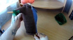 Вязаное Чучело Тыква - игрушка спицами - ManKnittersDiary