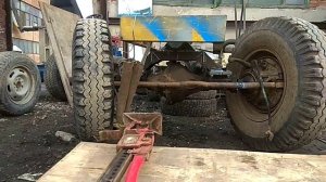 Рама на минитрактор из уаза