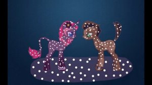 (Пони клип) Фиолетовая пудра (Мелом)