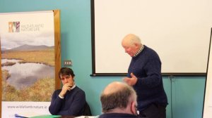 Martin Gavin, speaking at the launch of Rhododendron control project in Delphi, Mayo