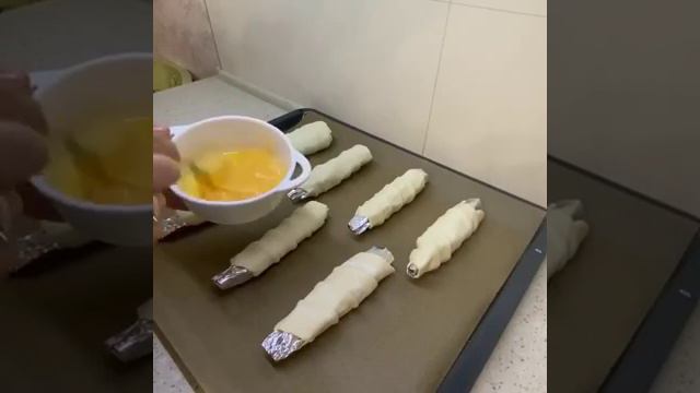 🍋 Домашние трубочки с лимонным кремом