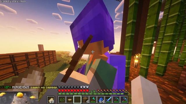 играю с подписчиками на рп ванильный сервер Capybara Kingdom майнкрафт смотреть онлайн