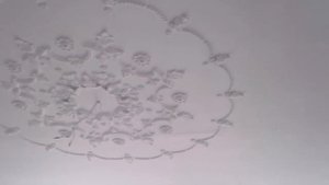 Покраска лепнины воздушным краскопультом,реставрация деталей