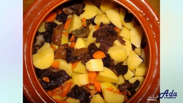 ★ ГОВЯДИНА С ГРИБАМИ В ГОРШОЧКЕ ★