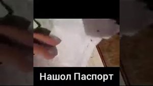 Я нашел чужой паспорт