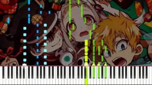 Jibaku Shounen Hanako-kun OP - No.7 (Piano Tutorial / Synthesia)