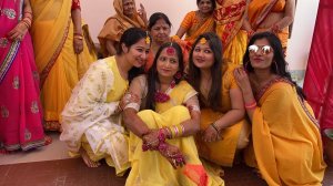 Влог 15. Обряд Халди(куркума) за несколько часов до свадьбы. В 3 ночи пошли в мандир для обряда