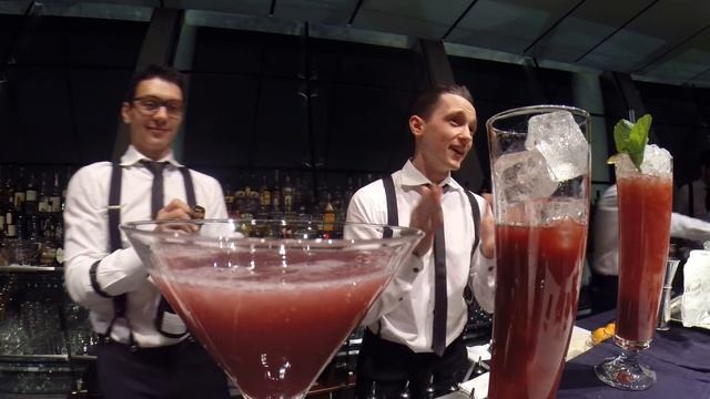 Mr.Tolmach & Ilya Netsvetaev at CITY SPACE bar/Moscow. Archive 2014 year. #Bartenders at work