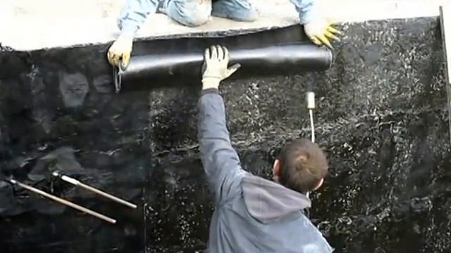 Гидроизоляция фундаментных блоков смотреть онлайн