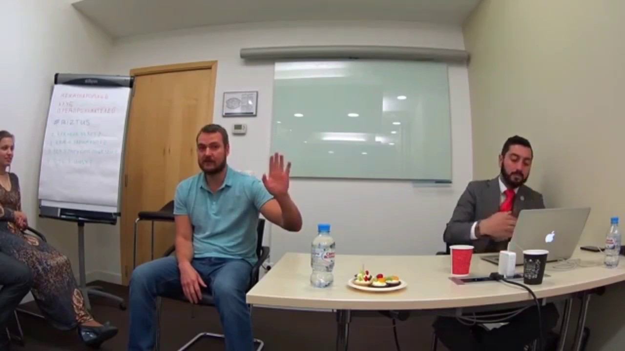 Сергей Долматов.  Выступление на встрече международного клуба предпринимателей.