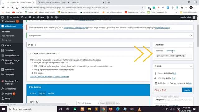 How to Add 3D PDF in WordPress | Add 3d Pdf Flipook in WordPress смотреть онлайн