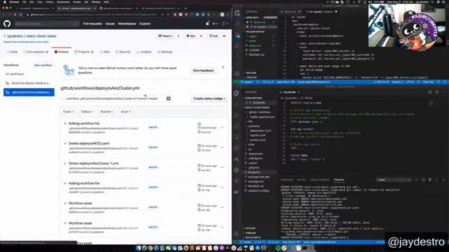 Azure Kubernetes Service Deployment Center With GitHub Actions. смотреть онлайн
