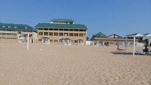 Море.Бугазская коса.Пансионат "Югра". Отличное место.