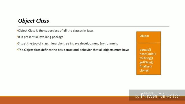 What is Object class in Java?