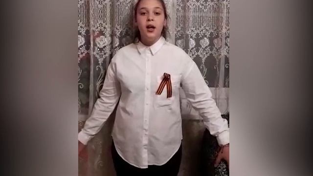 «Рассказ танкиста». Автор Александр Твардовский. Читает Атагян Алина. СДК Волконка.