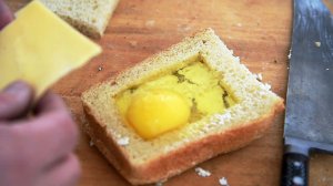 SOLO CAMPING  тост с яйцом шашлычок на шпажках .