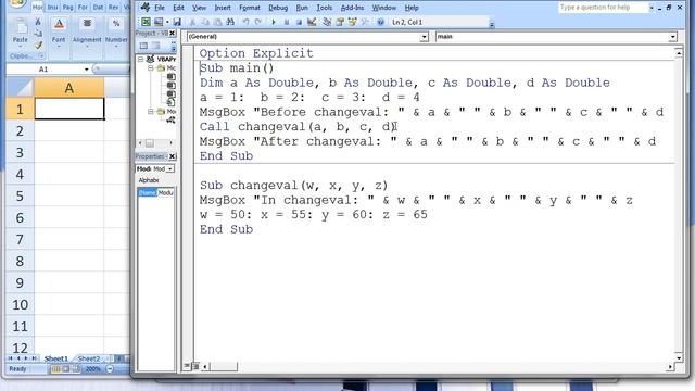 Excel VBA Topic 4.3 - Passing By Reference vs Passing By Value смотреть онлайн