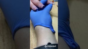 Ремонт ногтя стекловолокном и наращивание