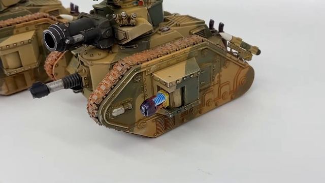 Two new Cadian Camo Leman Russ which I re-painted from eBay смотреть онлайн