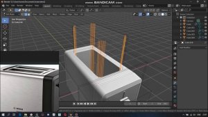 Hard surface modelling Toaster in Blender with boolean operation (Моделлинг тостера в блендер)