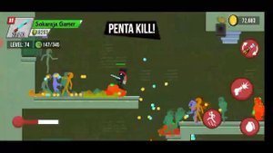 Stickman vs Hundred of Zombies and Boss !! Gameplay Chapter 6 Level 71-78