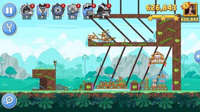 Angry Birds Friends. Tournament (12.03.2022). All levels 3 stars. Passage from Sergey Fetisov смотреть онлайн