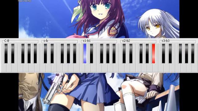 Angel Beats! - PV6 - Piano Tutorial смотреть онлайн