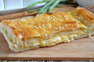 Пирог_Пирог рецепт_Заливной пирог с Сыром_Быстрый и простой рецепт пирога_Хачапури с сыром.