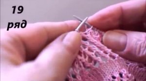 Салфетка спицами. Вязание салфетки для начинающих. Уголки. Часть 2.