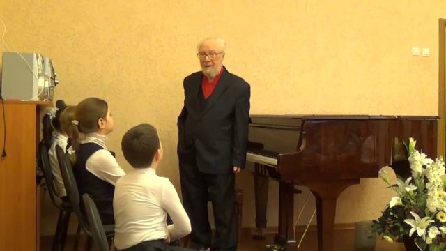 Шатковский Г.И. Мастер класс по развитию музыкального слуха в ДМШ №1 г. Казани (20.04.2015)