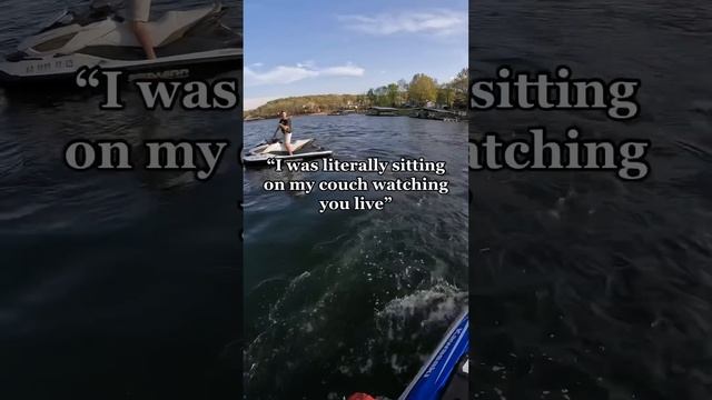 Stream sniped irl #lakelife #lakeoftheozarks #jetski #jetskis #jetskiing #kawasaki #standupjetski