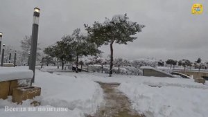 Зимняя сказка в ПАРКЕ ГАЛИЦКОГО. Краснодар засыпало снегом. Отдых в Краснодаре зимой