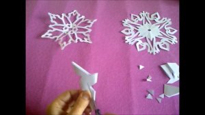 КАК ВЫРЕЗАТЬ ШЕСТИГРАННУЮ СНЕЖИНКУ