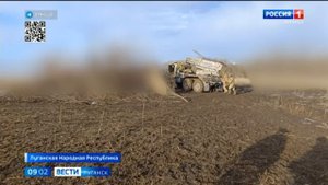 Артиллеристы седьмой бригады бьют врага на Северском направлении