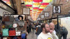 Кэмден Маркет Лондон - Кэмден Хай стрит - Еда на Кэмден Маркет - Прогулка по Лондону 2023 [4K HDR]