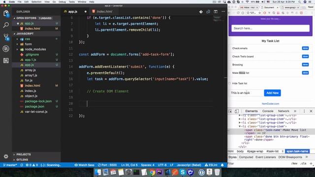 JavaScript BeginnerTutorial (Part-08) | Todo App