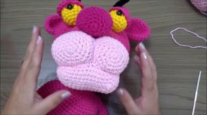 AMIGURUMI- A Pantera Cor de Rosa Parte 1