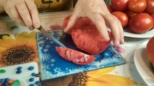 Сорт томата -  Минусинский гигант розовый .