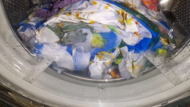 Стирка ПОСТЕЛЬНОГО БЕЛЬЯ. Синтетика 60° + Доп.полоскание, быстрая стирка