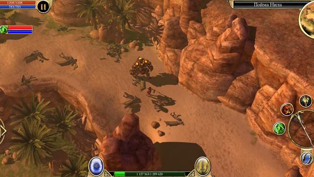 [Titan Quest, Summoner] Act II - The Beast of Legend (Wadjet Canyons) смотреть онлайн