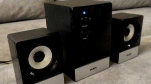 Колонки 2.1 SVEN MS-90 - тест №1 качества звука, басы выключены