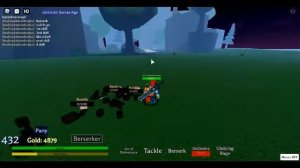 Berserk[Legendary] showcase.Primordial Arts ROBLOX