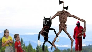 Сиреноголовый управляет всеми Развязка Siren Head & Cartoon cat