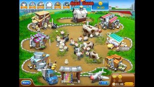 Farm Frenzy Pizza Party only GOLD French street 5 (level 59) Веселая ферма Печем пиццу Французская