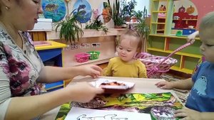 Фрагмент занятия с детьми 1,5 -2 лет по программе "Теремок"