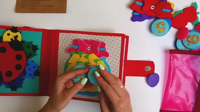 Мягкая развивающая книжка из фетра для мальчика (г. Орёл)