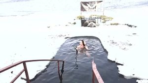 Ныряю с Go-pro. Морж