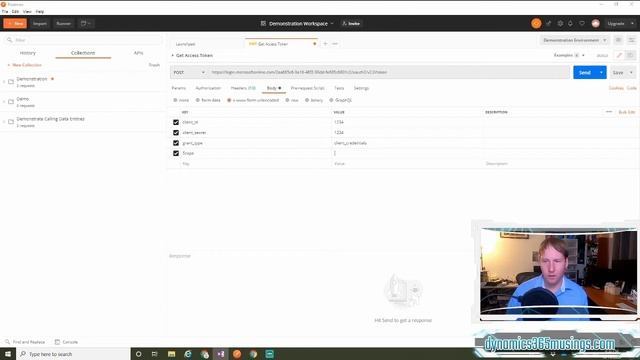 Setup Postman Access Token To Call Microsoft Dynamics 365 Data Entities смотреть онлайн