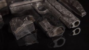 4.5 Billion-Year-Old Meteorite 1911 Pistols